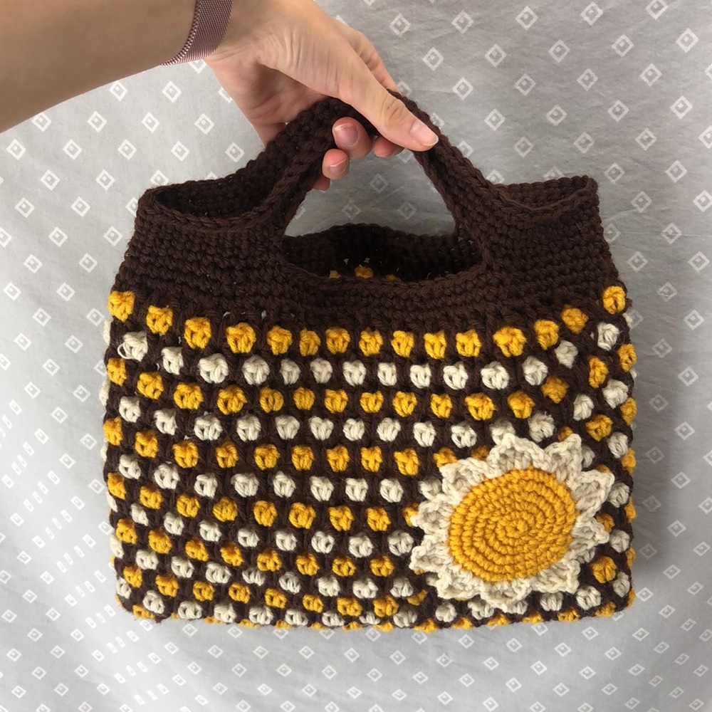 Handmade Crochet Fall Purse & Wallet Set - Picture 12 of 13